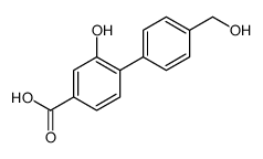 3-hydroxy-4-[4-(hydroxymethyl)phenyl]benzoic acid结构式