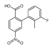 2-(3-fluoro-2-methylphenyl)-4-nitrobenzoic acid结构式