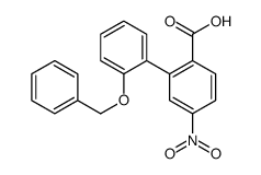 4-nitro-2-(2-phenylmethoxyphenyl)benzoic acid结构式