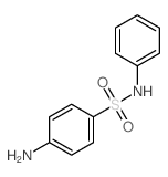 4-氨基-N-苯基苯磺酰胺结构式