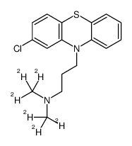 Chlorpromazine-d6 oxalate Structure