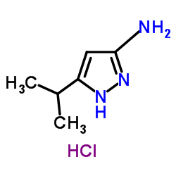 5-ISOPROPYL-1H-PYRAZOL-3-AMINE结构式