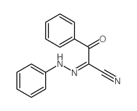 3-oxo-3-phenyl-2-(phenylhydrazinylidene)propanenitrile structure