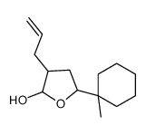 5-(1-methylcyclohexyl)-3-prop-2-enyloxolan-2-ol结构式