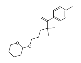 6-((tetrahydropyranyl)oxy)-3,3-dimethyl-2-(4-methylphenyl)-1-hexene Structure