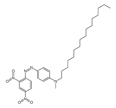 4-[(2,4-dinitrophenyl)diazenyl]-N-hexadecyl-N-methylaniline Structure