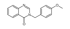 3-(4-methoxybenzyl)-3H-quinazolin-4-one Structure