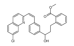 Methyl 2-(3-{3-[2-(7-chloro-2-quinolinyl)vinyl]phenyl}-3-hydroxyp ropyl)benzoate结构式