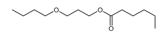 3-butoxypropyl hexanoate Structure