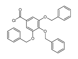 3,4,5-tris(phenylmethoxy)benzoyl chloride结构式