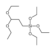 (3,3-diethoxypropyl)triethoxysilane structure