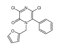 1-furfuryl-3,5-dichloro-6-phenylpyrazinone picture