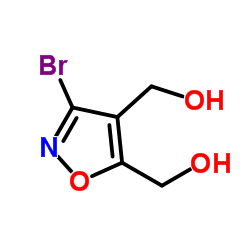 (3-Bromo-1,2-oxazole-4,5-diyl)dimethanol structure