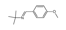 N-(4-methoxybenzylidene)-2-methylpropan-2-amine Structure