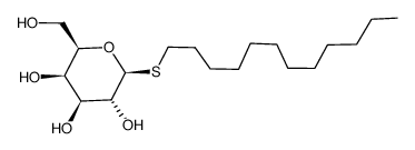 n-Dodecyl-β-D-galactopyranosid Structure