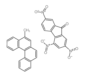 5-methylbenzo[c]phenanthrene,2,4,7-trinitrofluoren-9-one结构式