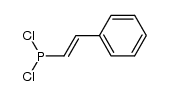 β-styryldichlorophosphine结构式