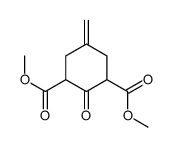 dimethyl 5-methylidene-2-oxocyclohexane-1,3-dicarboxylate结构式