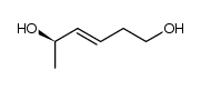 (R)-hex-3-ene-1,5-diol Structure