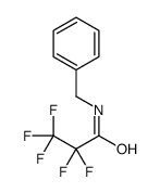 N-BENZYLPENTAFLUOROPROPIONAMIDE结构式