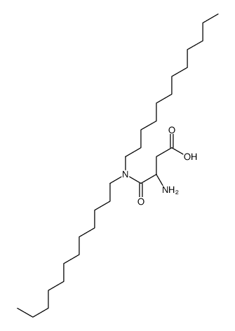 (3S)-3-amino-4-(didodecylamino)-4-oxobutanoic acid Structure