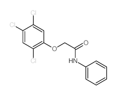 Acetamide,N-phenyl-2-(2,4,5-trichlorophenoxy)- structure