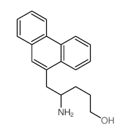 9-Phenanthrenepentanol,d-amino-结构式