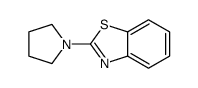 Benzothiazole, 2-(1-pyrrolidinyl)- (8CI,9CI)结构式