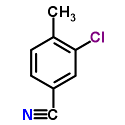 3-氯-4-甲基苯甲腈结构式