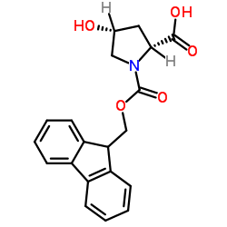 Fmoc-D-cis-Hyp-OH Structure