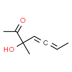 4,5-Heptadien-2-one, 3-hydroxy-3-methyl-, (4S)- (9CI) structure