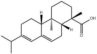 Abieta-7,13-dien-19-oic acid structure