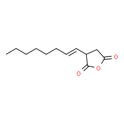 2-辛烯基琥珀酸酐结构式