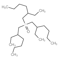 Phosphine oxide,tris(2-ethylhexyl)- Structure