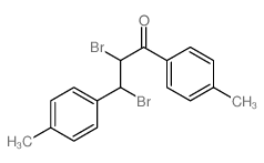 1-Propanone,2,3-dibromo-1,3-bis(4-methylphenyl)- Structure