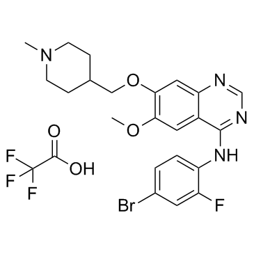 凡德他尼三氟乙酸盐结构式