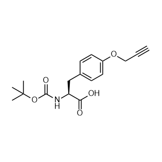 N-Boc-O-2-propyn-1-yl-L-tyrosine Structure