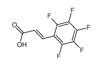 2,3,4,5,6-PENTAFLUOROCINNAMIC ACID structure