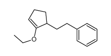 Benzene, [2-(2-ethoxy-2-cyclopenten-1-yl)ethyl]- (9CI)结构式