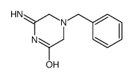 3-Amino-1,2-dihydro-1-(phenylmethyl)pyrazin-5(6H)-one structure