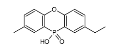 2-Ethyl-10-hydroxy-8-methyl-10H-phenoxaphosphine 10-oxide Structure