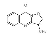 9H-Isoxazolo[3,2-b]quinazolin-9-one,2,3-dihydro-3-methyl- Structure