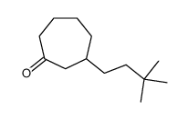 3-(3,3-dimethylbutyl)cycloheptan-1-one结构式