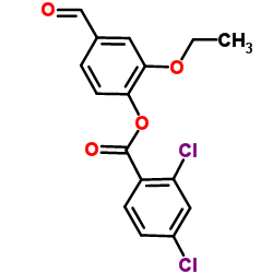 2-Ethoxy-4-formylphenyl 2,4-dichlorobenzoate图片