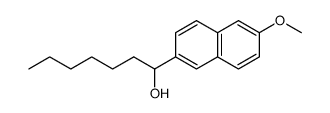 1-(6-methoxy-2-naphthyl)heptan-1-ol Structure