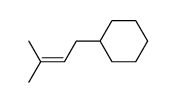 (3-methyl-2-butenyl)cyclohexane Structure