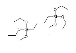 triethoxy(4-triethoxysilylbutyl)silane Structure