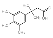 3-methyl-3-(3,4,5-trimethylphenyl)butanoic acid Structure