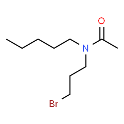 N-(3-Bromopropyl)-N-pentylacetamide Structure