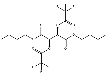 (2R,3R)-2,3-Bis[(2,2,2-trifluoroacetyl)oxy]butanedioic acid dibutyl ester结构式